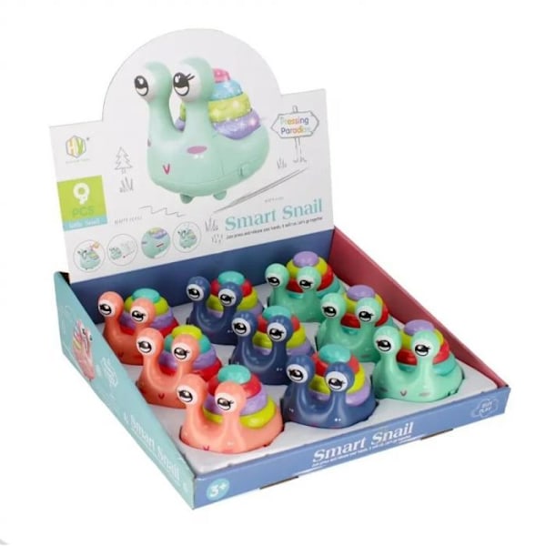 Strandleksak - Mega Creative sandsandsleksak, tryckleksak Snigel 12 cm 499201 mix pris för 1 styck