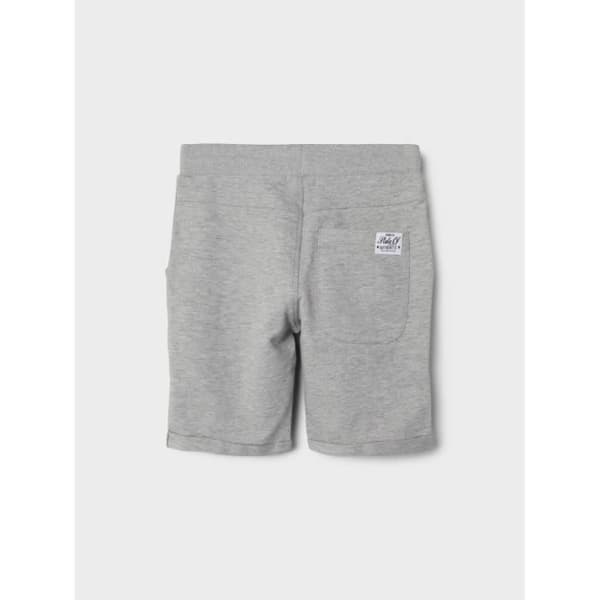 Shorts - NAME IT - Vermo - grå melange - 100% bomull - baköglor