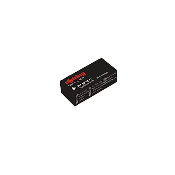 Reservspets - ROTRING - Isograph - 0,10 mm - Fin - Återfyllbar röd 0,10 mm