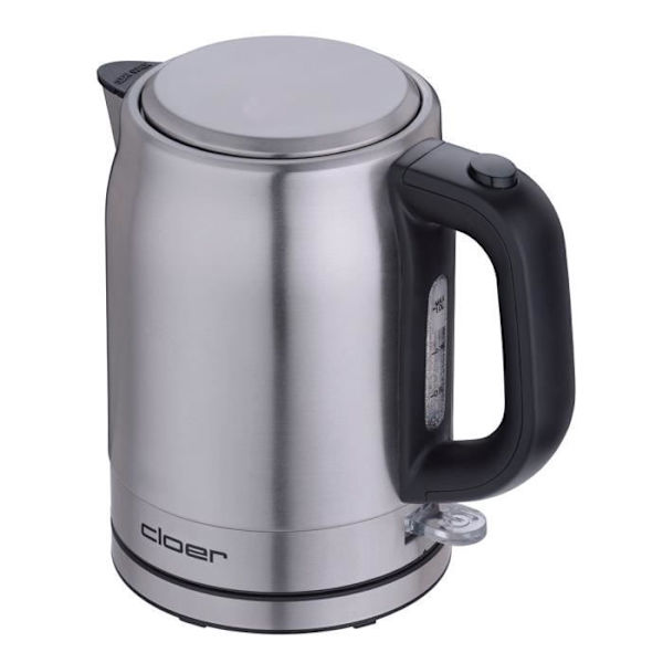 Vattenkokare - CLOER 4519 - 2200 W - 1 L - INOX - 360° Base - Anti-kalk