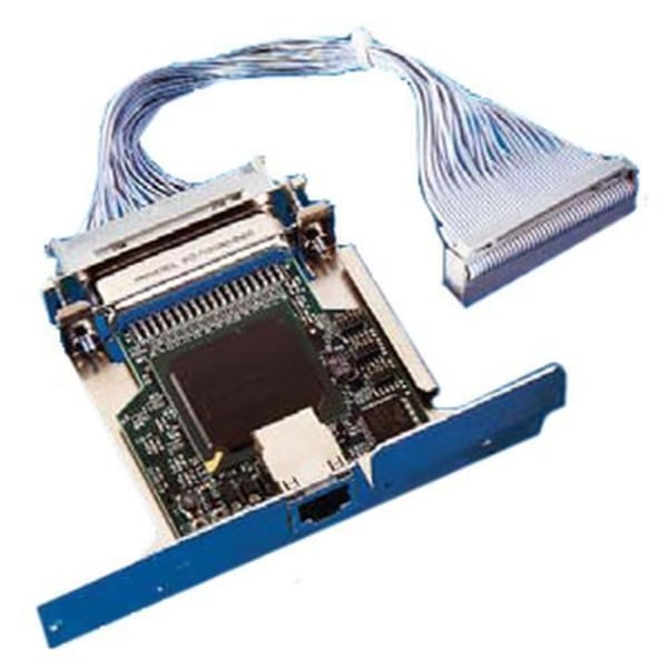 Zebra ZebraNet 10-100 skrivarserver, intern, trådbunden, Ethernet, 100 Mbit/s, blå, violett