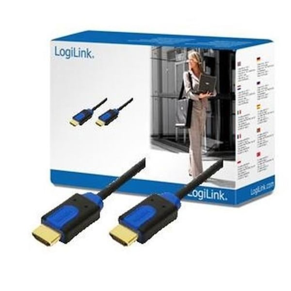 LogiLink-kabel HDMI 1.3b, 2 m, HDMI Typ A (Standard), HDMI Typ A (Standard), Svart