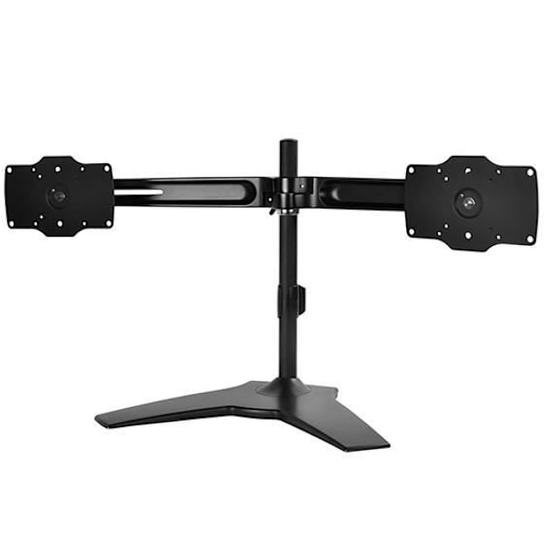SilverStone SST-ARM23BS-L - Horisontell Twin Double ARM LCD LED-monitor monteringsfäste för skrivbord, bildskärmar upp till 32 tum, ...