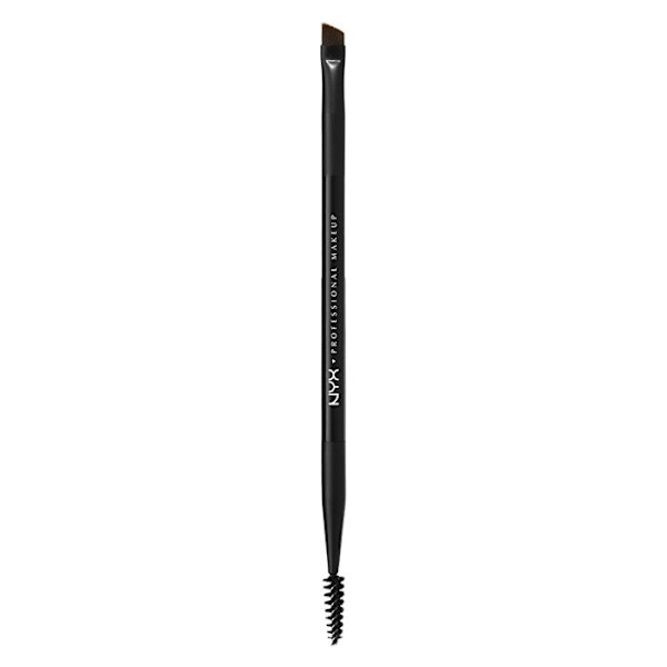 Brynspensel - NYX - Nyx Pro Brush Dual Brow - Dubbelände - Precision - Syntetiska fibrer N/A
