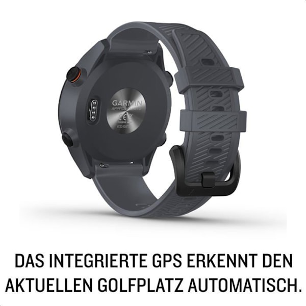GPS-klocka - Garmin - Approach S12 - 43 mm - Digital - Multisport - Grå Grå