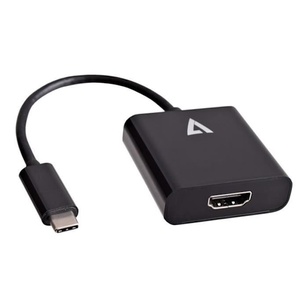 V7 HDMI Hona Audio / Video Digital till Typ C USB Hane Adapter - Svart