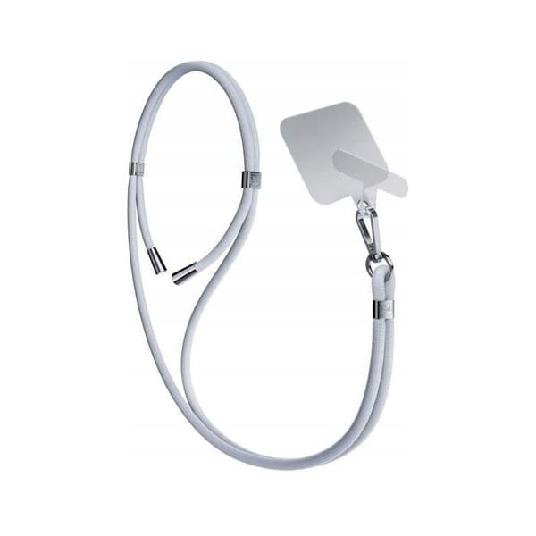Grå silverfärgad 3MK Easy Clip Cover Rope