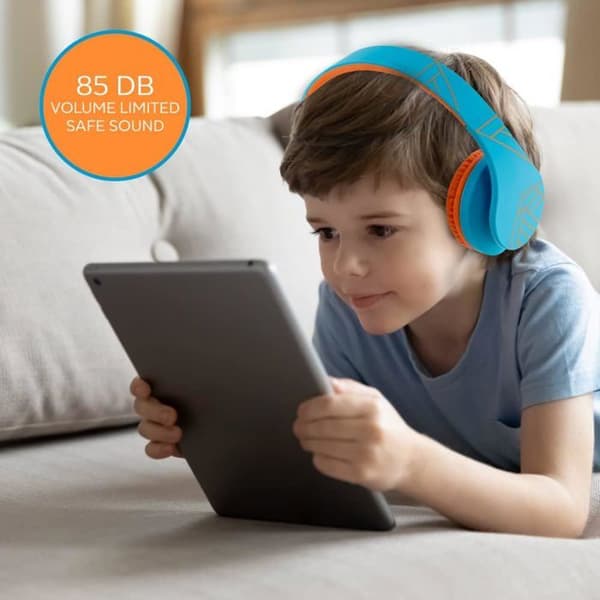 Ljudhörlurar - POWERLOCUS - P2Kids - Bluetooth - Orange - För Barn Apelsin