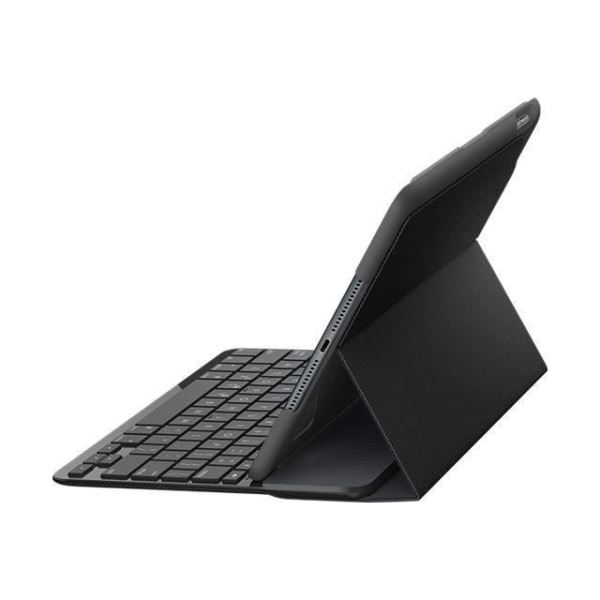 Logitech Slim Folio - Tangentbord och fodral - Bluetooth - Spanska QWERTY - svart - för Apple 9,7-tums iPad