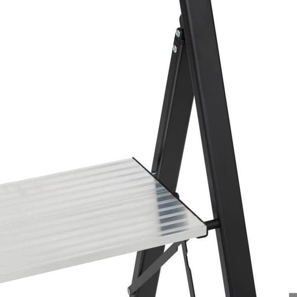 Grå aluminiumstege 3 steg H105cm - 5five Grå