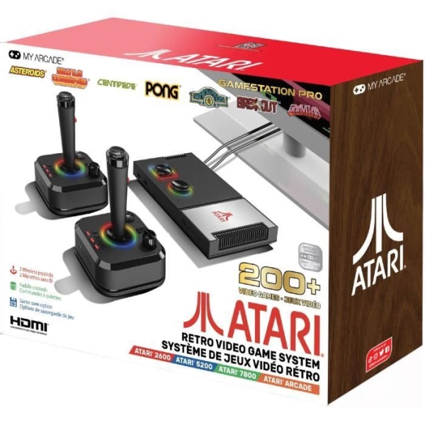 Retrogaming-konsol - My Arcade - Atari Gamestation PRO (+200 spel ingår)