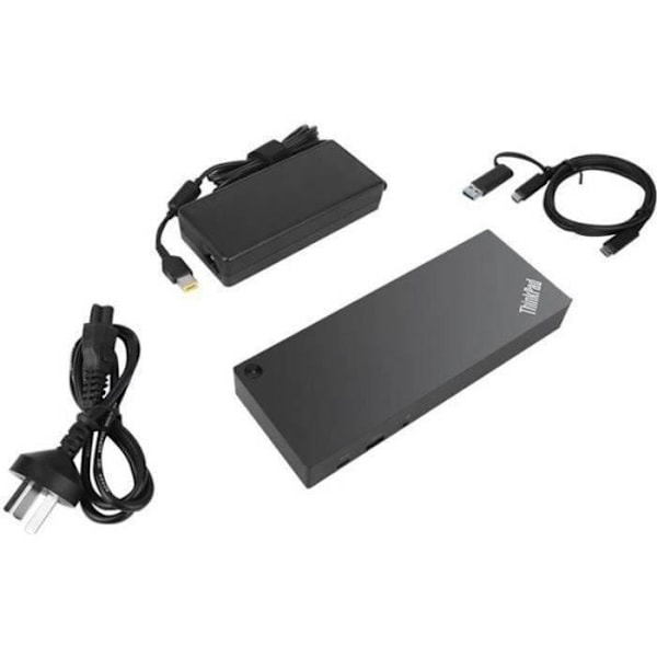 USB-C dockningstation LENOVO ThinkPad Hybrid - 2 x HDMI, 2 x DP, GigE, 135 Watt