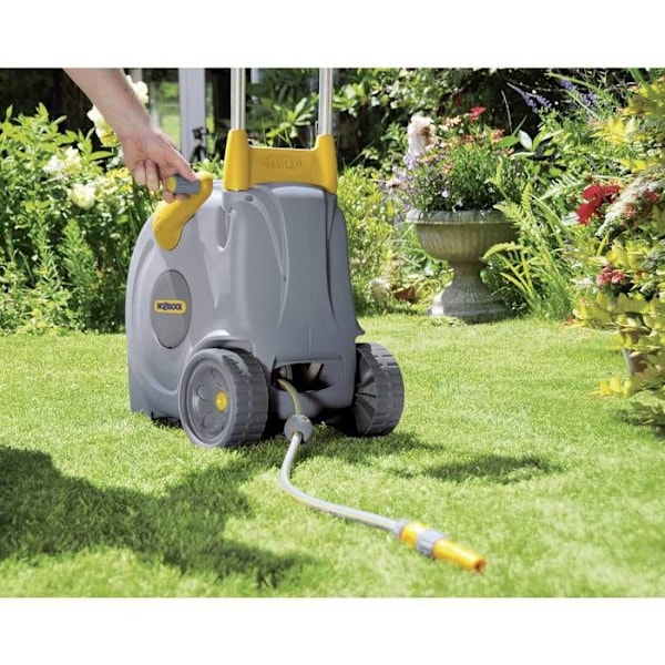 Hozelock slangrullevagn med 40m slangsnabbvagn