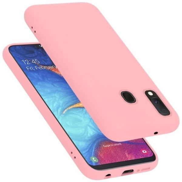 Cadorabo fodral till Samsung Galaxy A20E - i rosa - Flexibel TPU silikon