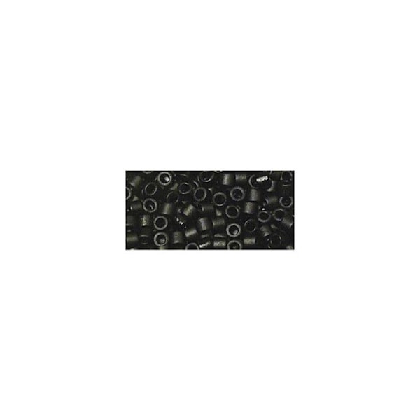 Perle Miyuki Delica 10/0 DBM310 Metallisk matt svart Metallisk svart