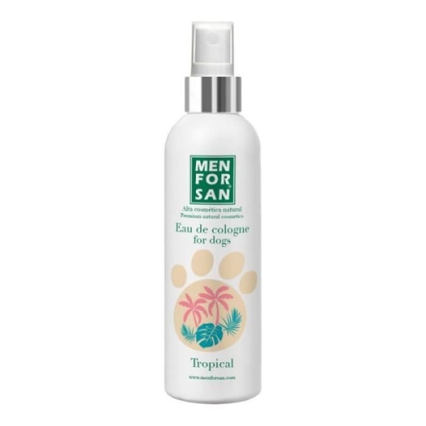 Menforsan Tropical Eau de Toilette för hundar 125 ml, deodoranteffekt, mild och långvarig doft - 8414580030418