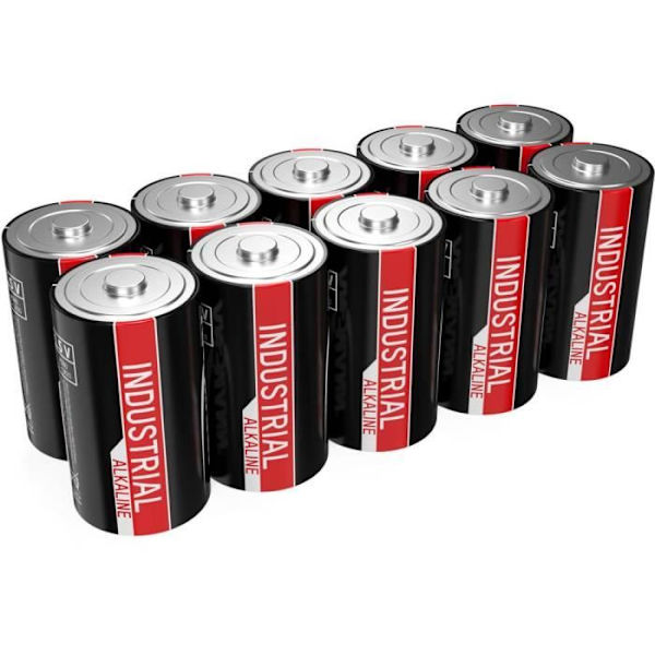 Ansmann Industrial Battery LR20 (D) alkalisk(er) 1,5 V 10 st(s)