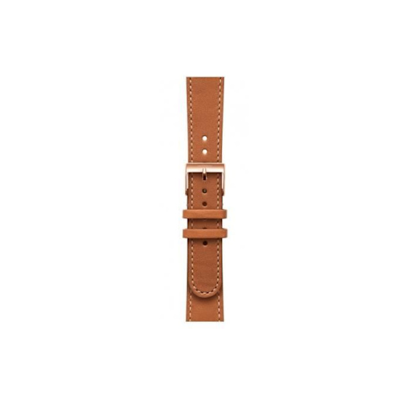 Läderrem - Withings - 18 mm - Rosa guld-spänne - Brun - Unisex kastanj