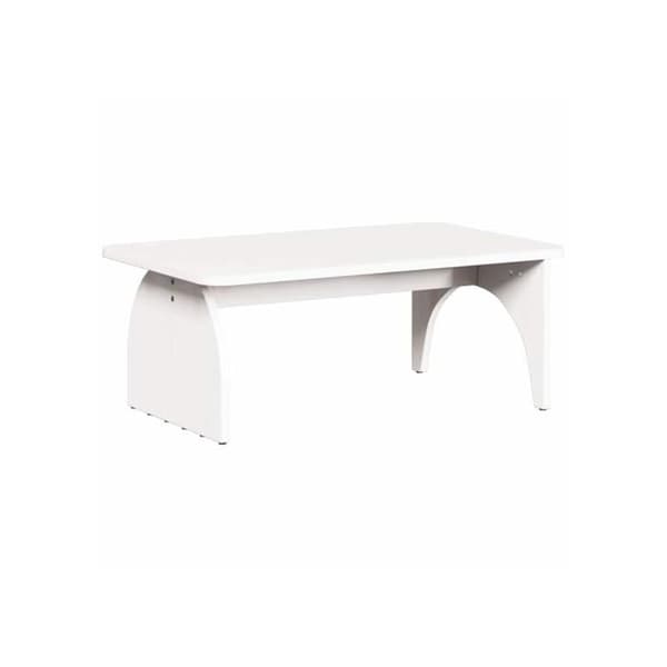 Massiv trä soffbord - vidaXL - Vit - 80x50x31 cm - Rustik furu - Rektangulär form - Inomhusbruk Vit