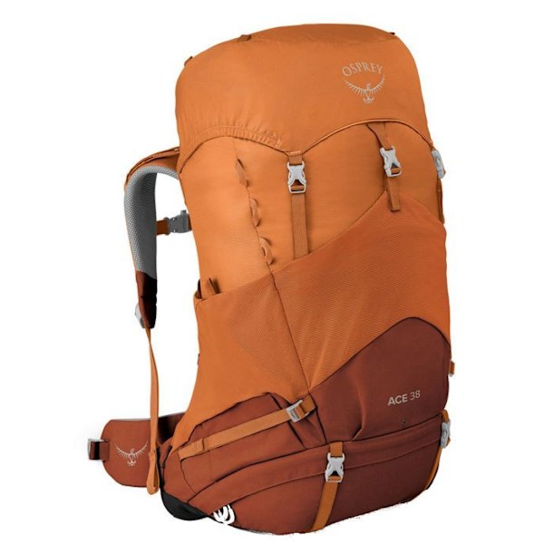 Ryggsäck - Osprey - Ace 38 - Orange Sunset - 38L - 100% nylon - Unisex orange, brun