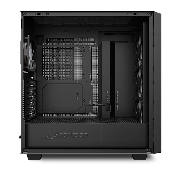 Sharkoon Rebel C70M RGB ATX PC-fodral - Svart - 11 fläktar - Grafikkortsstöd - 3 interna fack