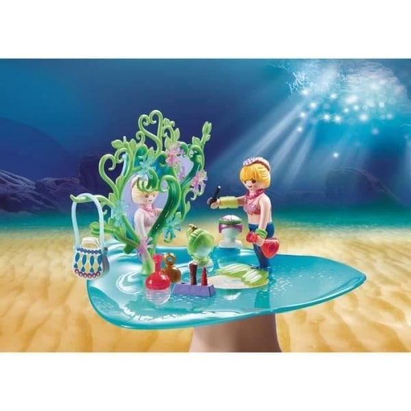 PLAYMOBIL - Magic The Sirens - Skönhetssalong och sjöjungfru med skönhetsaccessoarer och pärllåda - 70096 _