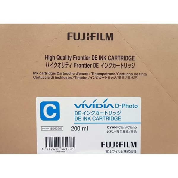 Fujifilm DE Bläckpatron 200ml Cyan Blå
