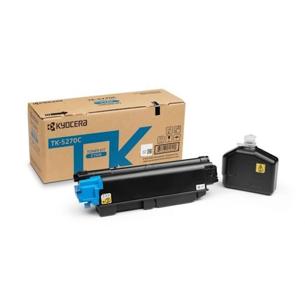 Kyocera TK-5270C Tonerkassett - Cyan - Laser - 6000 sidor - 1 / Pack