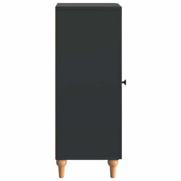 vidaXL Buffé Svart 33 x 34,5 x 90 cm Ingenjörsträ 894136