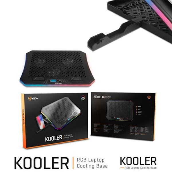 Krom Kooler laptopkylare 10 till 19"