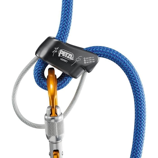 PETZL Verso Belay Device - Grå Grå