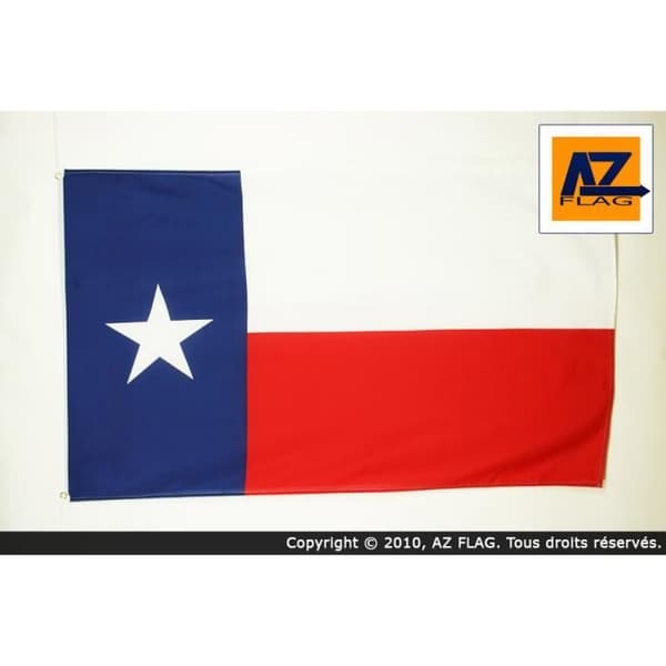 Flagga - AZ FLAG - Texas - 150x90 cm - Lätt polyester - Två öglor