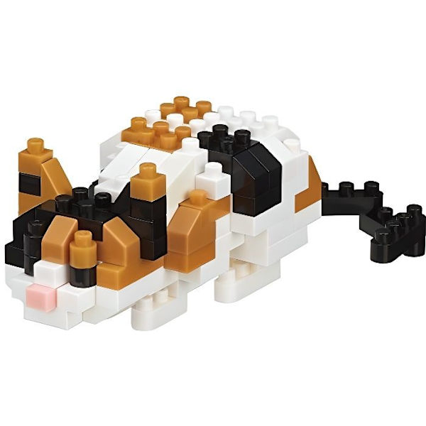 Leksak - NANOBLOCK - Cat Breed Calico - NBC-265 - Flerfärgad Flerfärgad