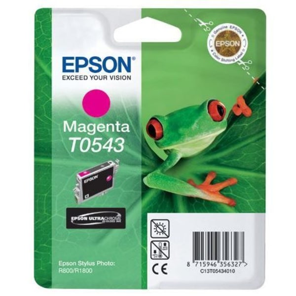 EPSON UltraChrome T0543 bläckpatron - Magenta - Bläckstråle - 400 sidor