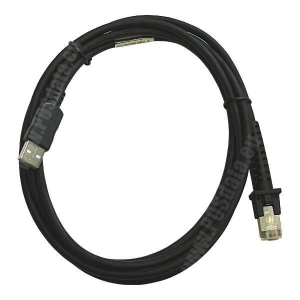 Datalogic 90A052258, 2 m, USB A, 2.0, hane-hane, svart
