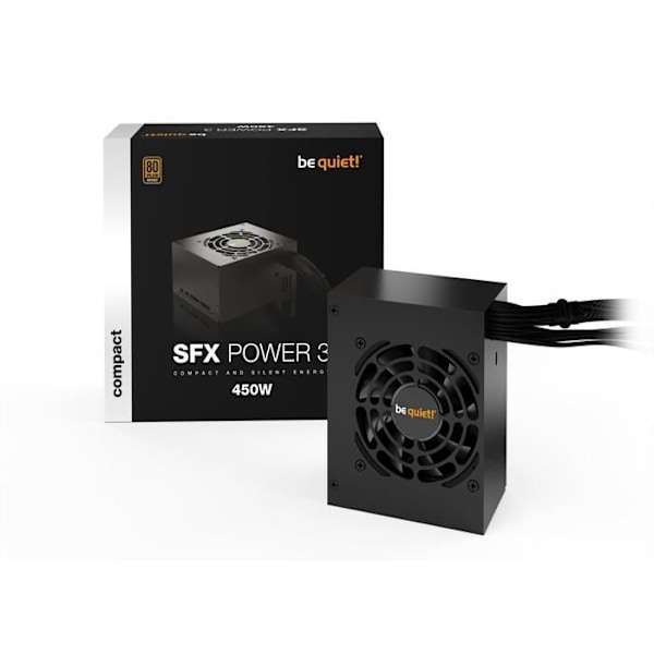 BeQuiet SFX Power 3 - 450w - 80 Plus Brons Svart