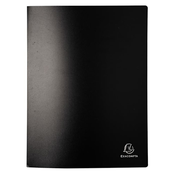Pack med 10 A4 fackmappar PP 40 sidor assorterade.