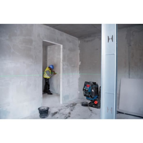 Laser - BOSCH - GCL 2-50 G - 2 punkter och 2 linjer - IP 64 - Räckvidd 10 m