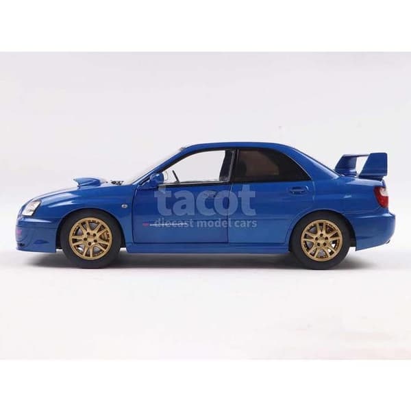 Solid Subaru Impreza WRX STI 2003 Sonic Blue - Miniatyr 1/18 Sonic Blue