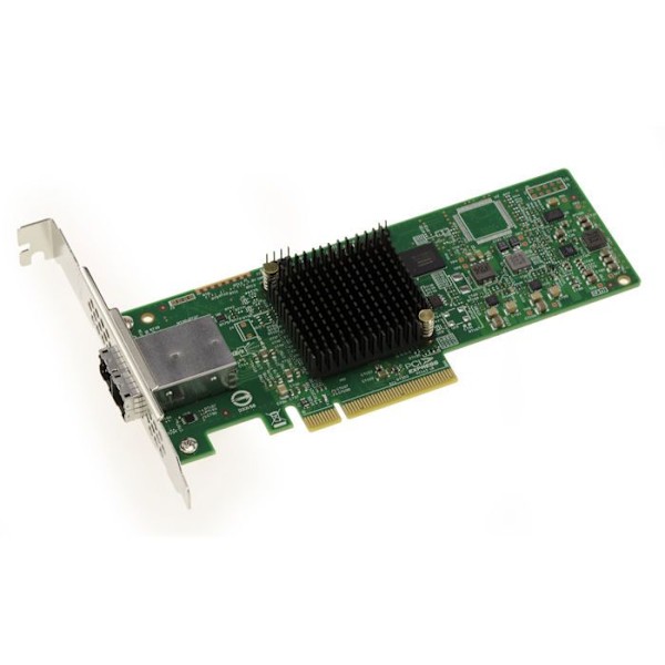 PCIe 3.0 SAS 12GB 8 internt styrkort. OEM modell 9300-8e