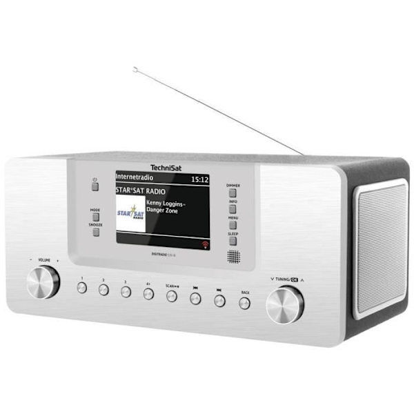 TechniSat Digitradio 574 IR Internet bordsradio DAB+, FM AUX, Bluetooth, internetradio, USB silver