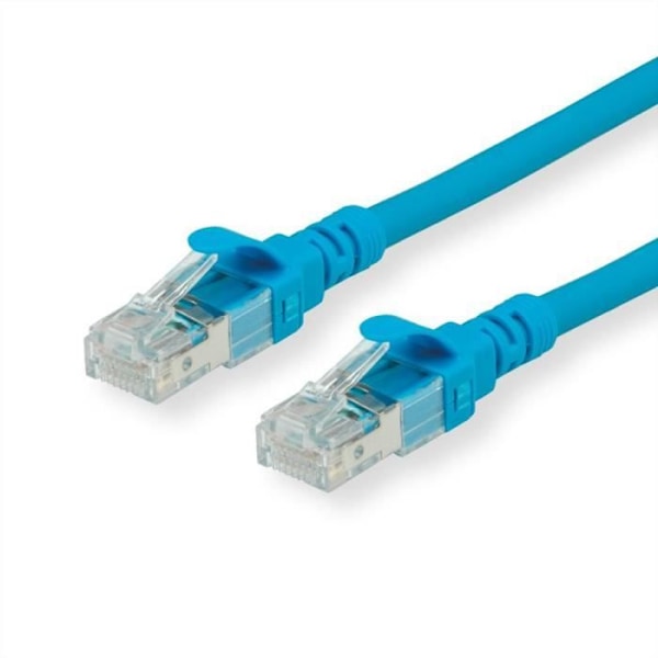 Patch sladd - ROLINE - 21152541 - 1 m - Cat6 - U/UTP - RJ-45 - Blå