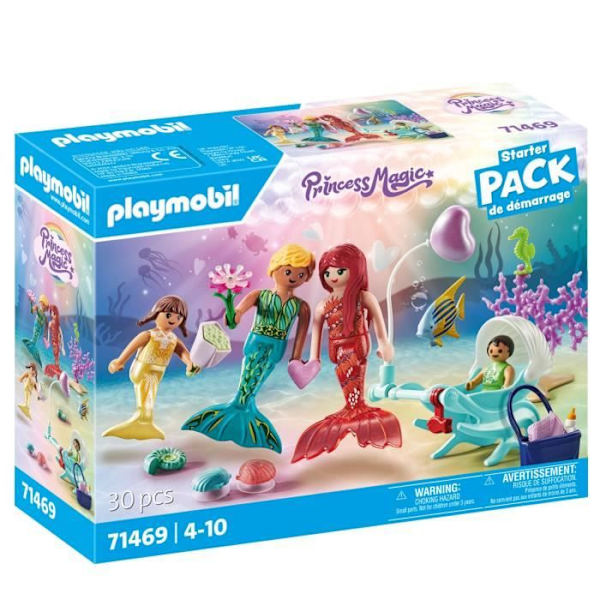 PLAYMOBIL 71469 Sjöjungfrufamilj Flerfärgad