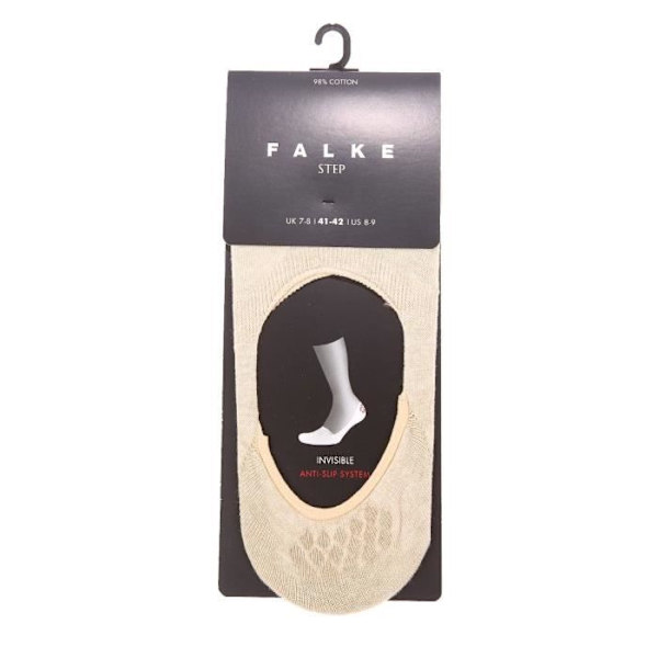 Strumpor - Falke - Beige - Bomull 98% - Elastan 2% - Antiglidskydd Beige 39
