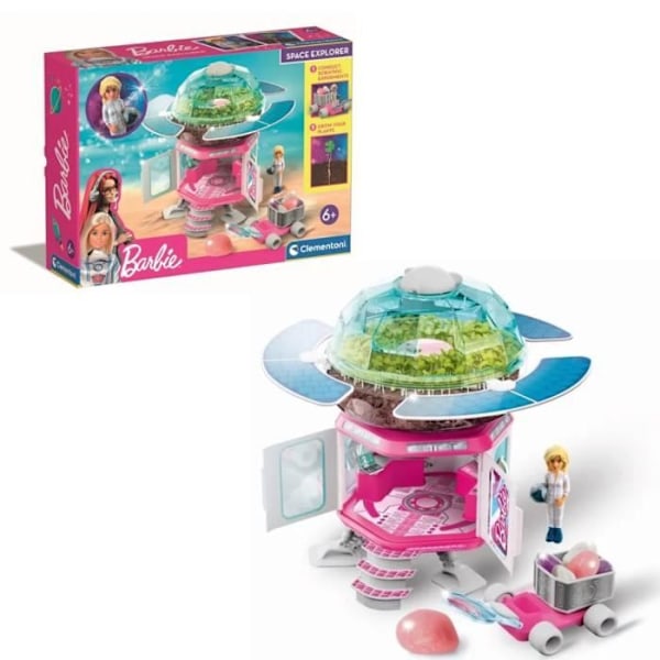 Barbie - Clementoni - Space Explorer - Astronaut Doll - Botanical Science Game Flerfärgad