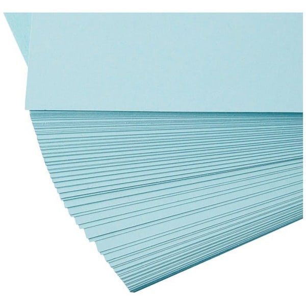 House of card - papper - A4BP220100 - A4 220 gsm - Färgad kartong - Pastellblå (Förpackning med 100 ark)