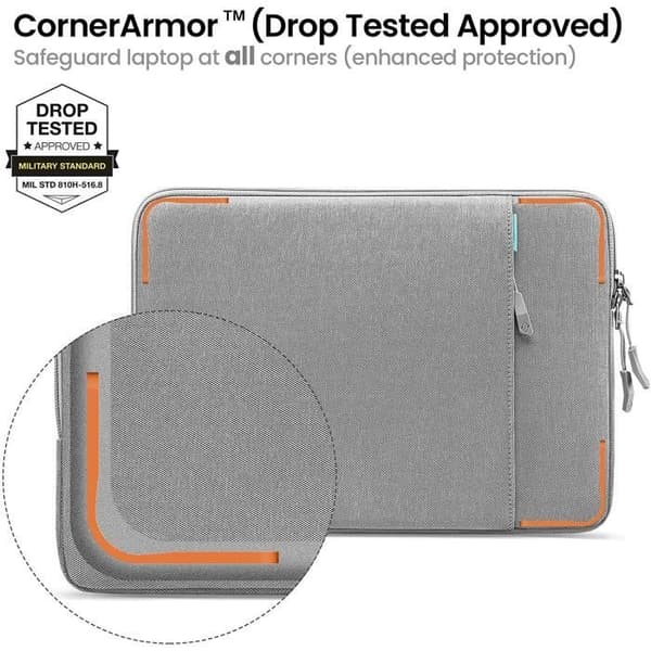 tomtoc 360° skyddsfodral Kompatibel med 15,6 tums bärbar dator