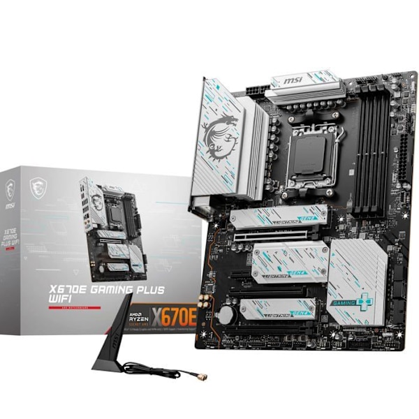 Msi moderkort - 7E16-001R - MAG X670E Gaming Plus WiFi