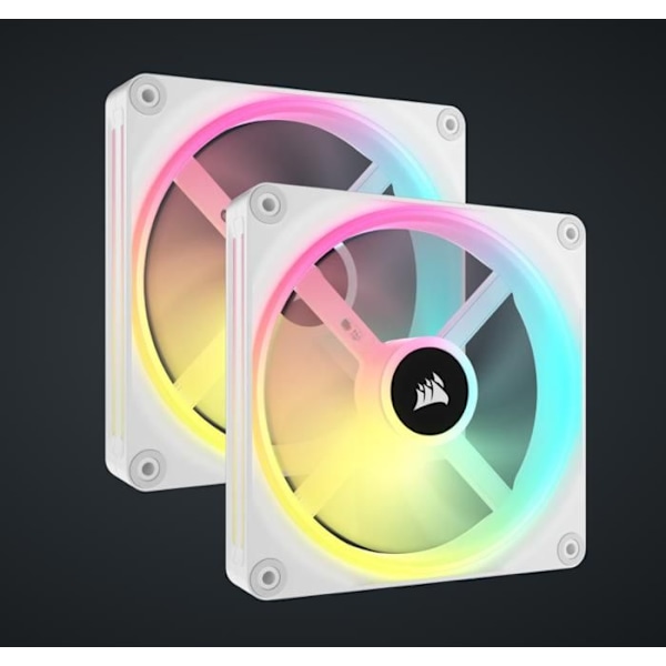 Corsair iCUE LINK QX140 RGB-serien, PWM-fläkt - 140 mm, svart