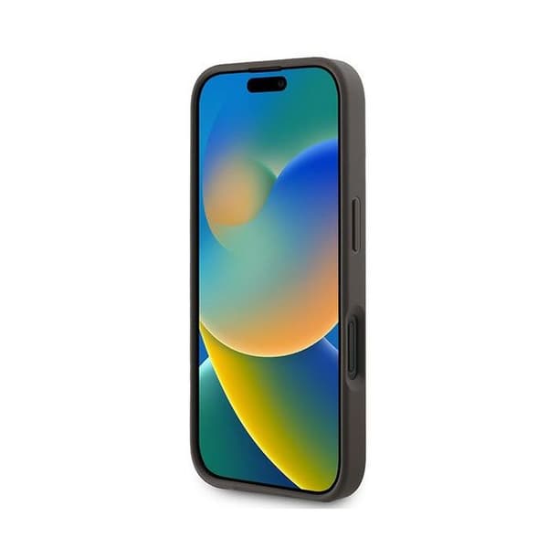 Hårdskal Guess för iPhone 16 Plus 6.7 med nedre band med logotyp